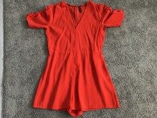 Zara Coral Playsuit Size M