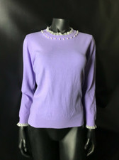 TALBOTS PURPLE PEARLS LONG