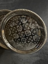 Moroccan Tea Pot Crafted Siva Tray , 35 Cm Diameter