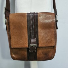 HIDESIGN Tan Leather Crossbody