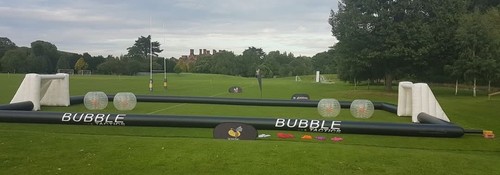 Inflatable football pitch - inflatable,