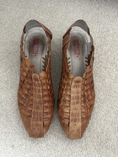 Pikolinos Tan Leather Basket