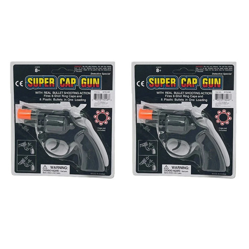 Ring shot cap gun - cap, black