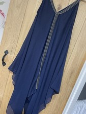 BNWOT Joules Beach Coverup One Size Navy White Cotton Lightweight