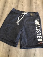 MEN'S HOLLISTER SWEATPANT SHORTS SIZE SMALL GREY NWT