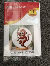 Monkey theme cross stitch kit - theme,