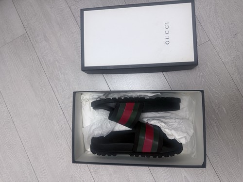 Gucci men black rubber - men's,