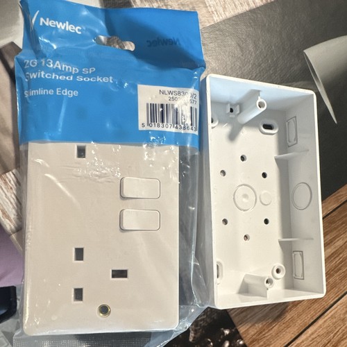 Double switched power socket - power,