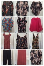 BULK CLOTHES x11 Items, Women's Tops, Blouses, Dresses, Trousers and Skirt