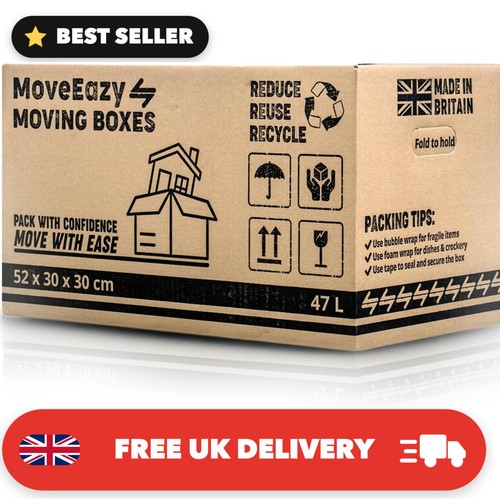 Cardboard moving boxes - cardboard, large