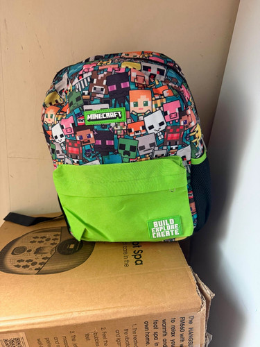 Minecraft canvas backpack - canvas,