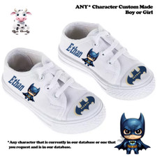 Batman (Inspired) Toddler Canvas Shoes Sneakers - CUSTOM/Personalized