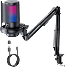 QIUOIO RGB Gaming Microphone