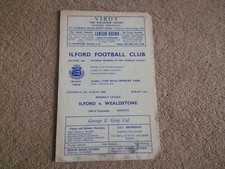 Ilford v Wealdstone - Isthmian League Senior Section - 1968/69