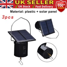 3PCS Solar Powered Wind Spinner Motor Garden Hanging Ornament Electric Tools UK