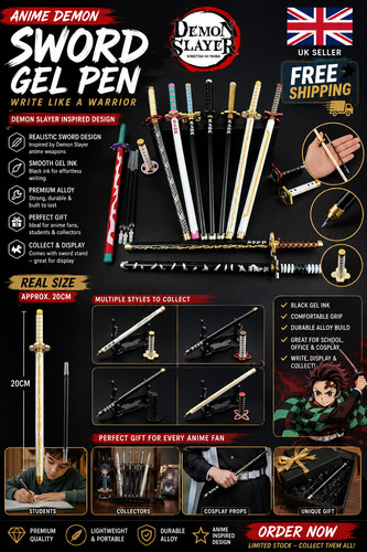 Cute demon slayer - sword, gel