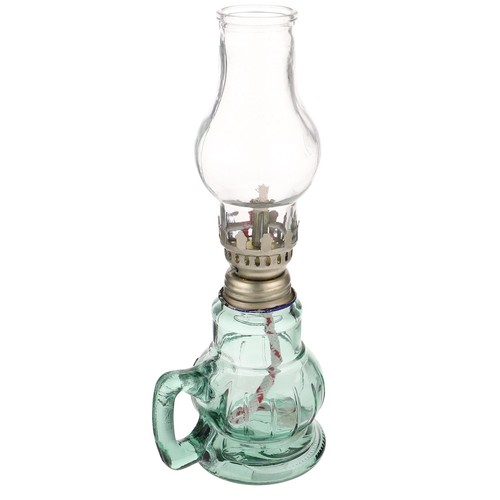 Vintage oil lamp clear - lamp,