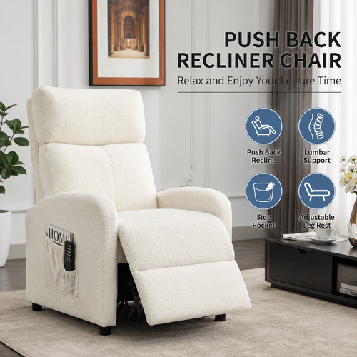 Recliner chair push back - chair,