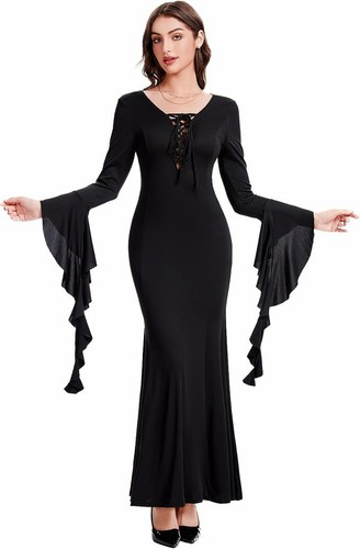 Women gothic black dress - gothic,