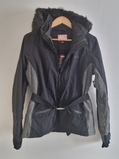 MOUNTAIN WAREHOUSE EXTREME "SNOW BURST" Black RECCO Ski Jacket Size UK12