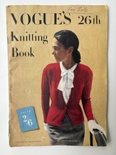 Vogues 26th Knitting Book Vintage 1940s Original Edition Rare