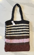 Ann Taylor NWT Striped Raffia