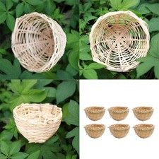 Bamboo canary nest pan bird - 6x,