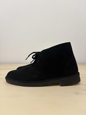 Clarks Womens Originals Desert Boot Black Suede UK5.5 D, US8, EU39,  Brand New