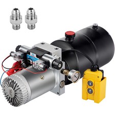  6 L Double Acting Electric Hydraulic Pump Hydraulic Power Unit Pack DC12V 