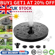 Solar Powered Fountain Water