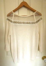 MORGAN OFF WHITE 3/4 SLEEVES