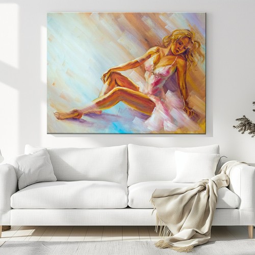 Ballerina canvas print - ballerina,