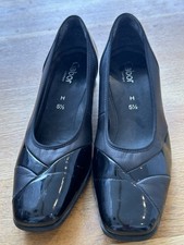 Gabor Block Heel Black Shoe