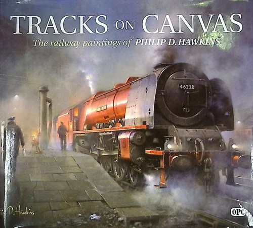 Tracks canvas the railway - tracks, on