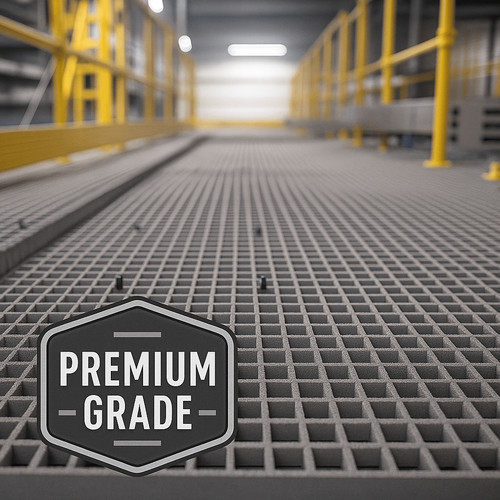 Grp open mesh grating - open,