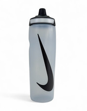Nike Refuel 710ml Squeeze Sports Water Bottle, Water Bottle, Clear, Black, New