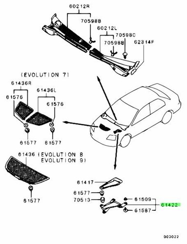 Garnish hood air - hood, inr