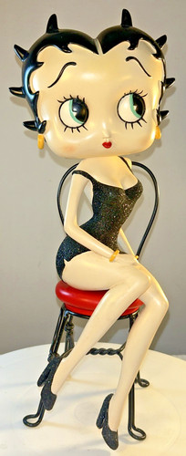 Betty boop black glitter - boop, in