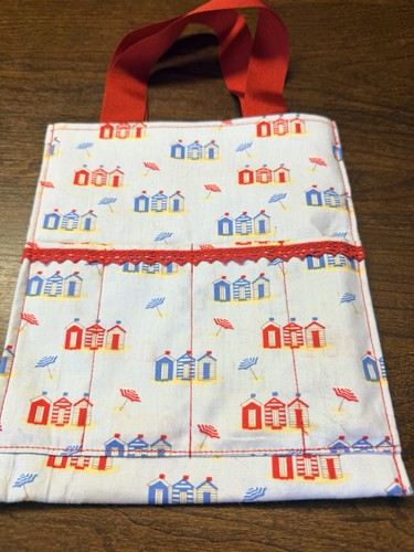 Handmade fabric tote bag - fabric,