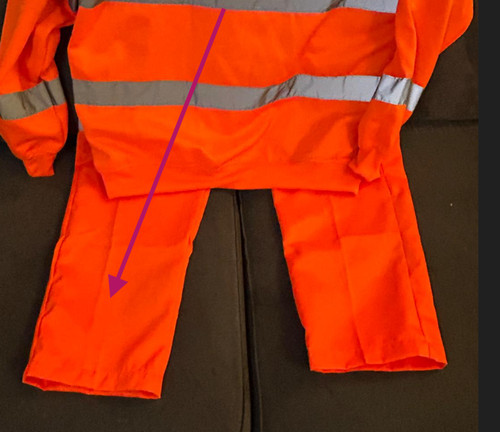 Vis orange trousers - hi,