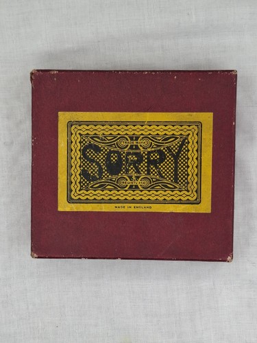 Vintage sorry card game - vintage, 'sorry'