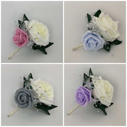 Wedding buttonholes rose - wedding,