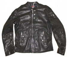 DIESEL L-AYME LEATHER JACKET SLIM FIT SIZE L 100% AUTHENTIC