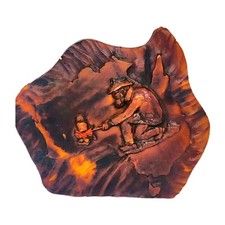 Antique 1800's Carved Bas Low