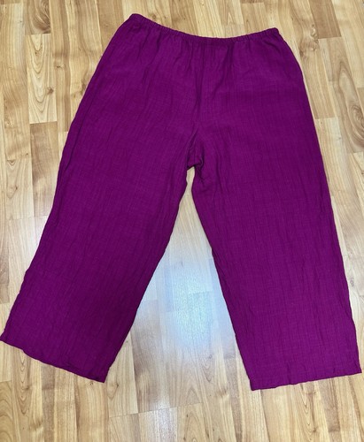 Eileen fisher pants fuchsia - fisher,