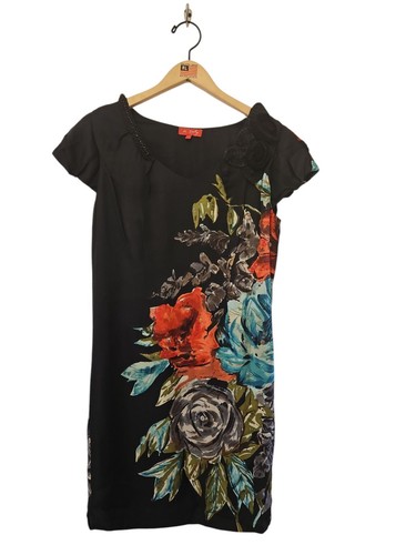 Derhy black shift dress - black, size