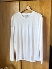 Lacoste Ladies V Neck L-sleeve