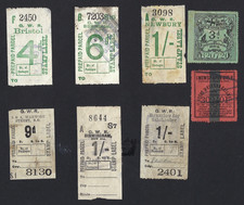 Great Western Railway selection of Railway Parcel labels.
