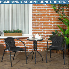 Bistro set rattan - rattan, seater