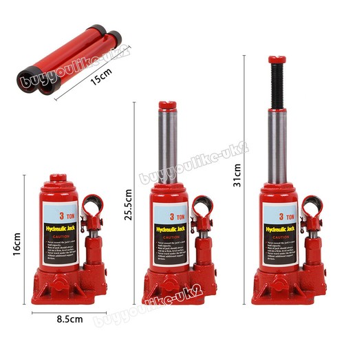 3ton bottle jack hydraulic - bottle,